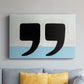 He Said She Said - Canvas Art Print