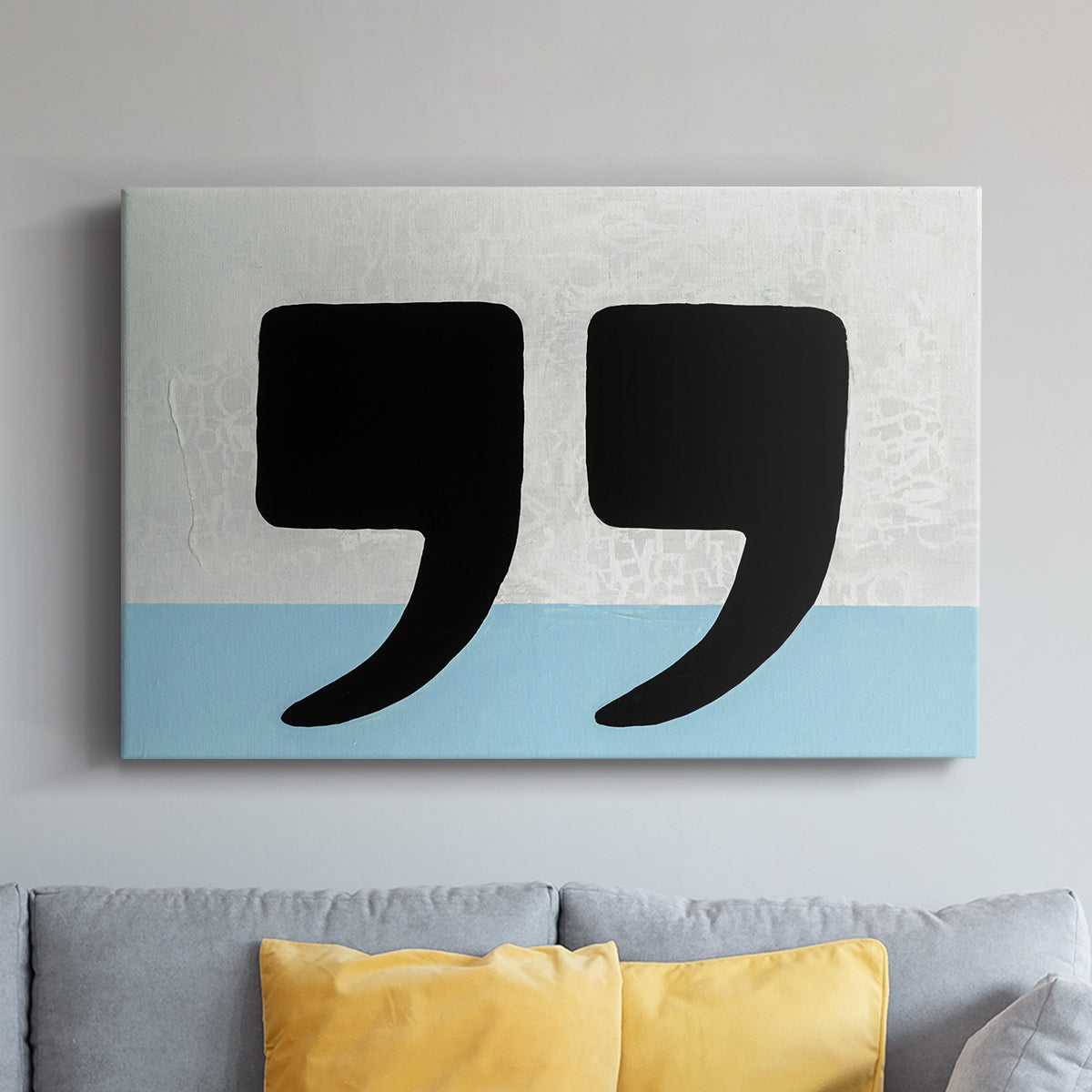 He Said She Said - Canvas Art Print