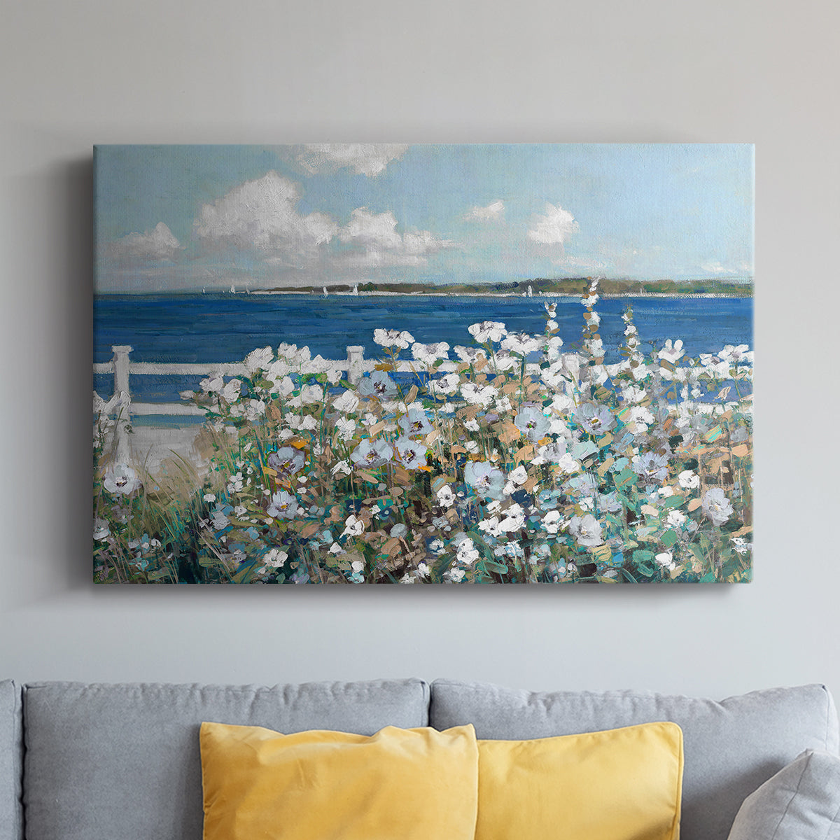 Bayside Garden - Canvas Art Print
