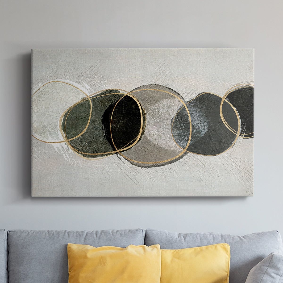 River Rock - Canvas Art Print