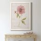 Soft Peony - Premium Canvas Framed in Barnwood - Ready to Hang