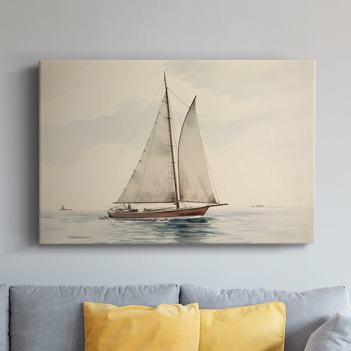 Vintage Nautical I - Canvas Art Print