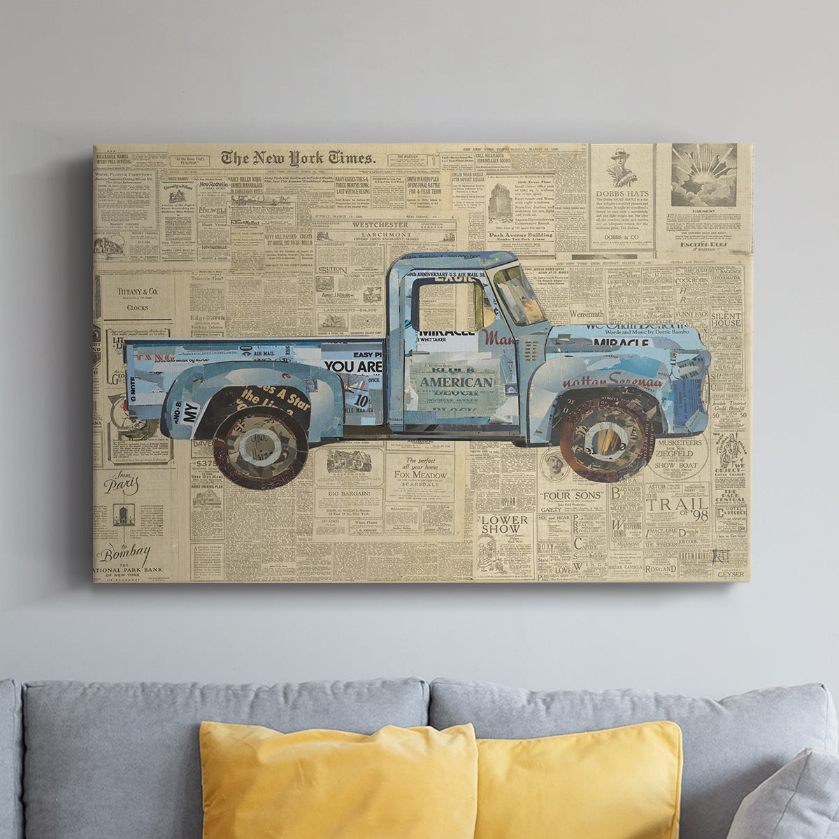 George's '53 Ford - Canvas Art Print