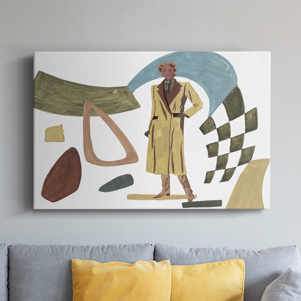 Vintage Vibes III - Canvas Art Print