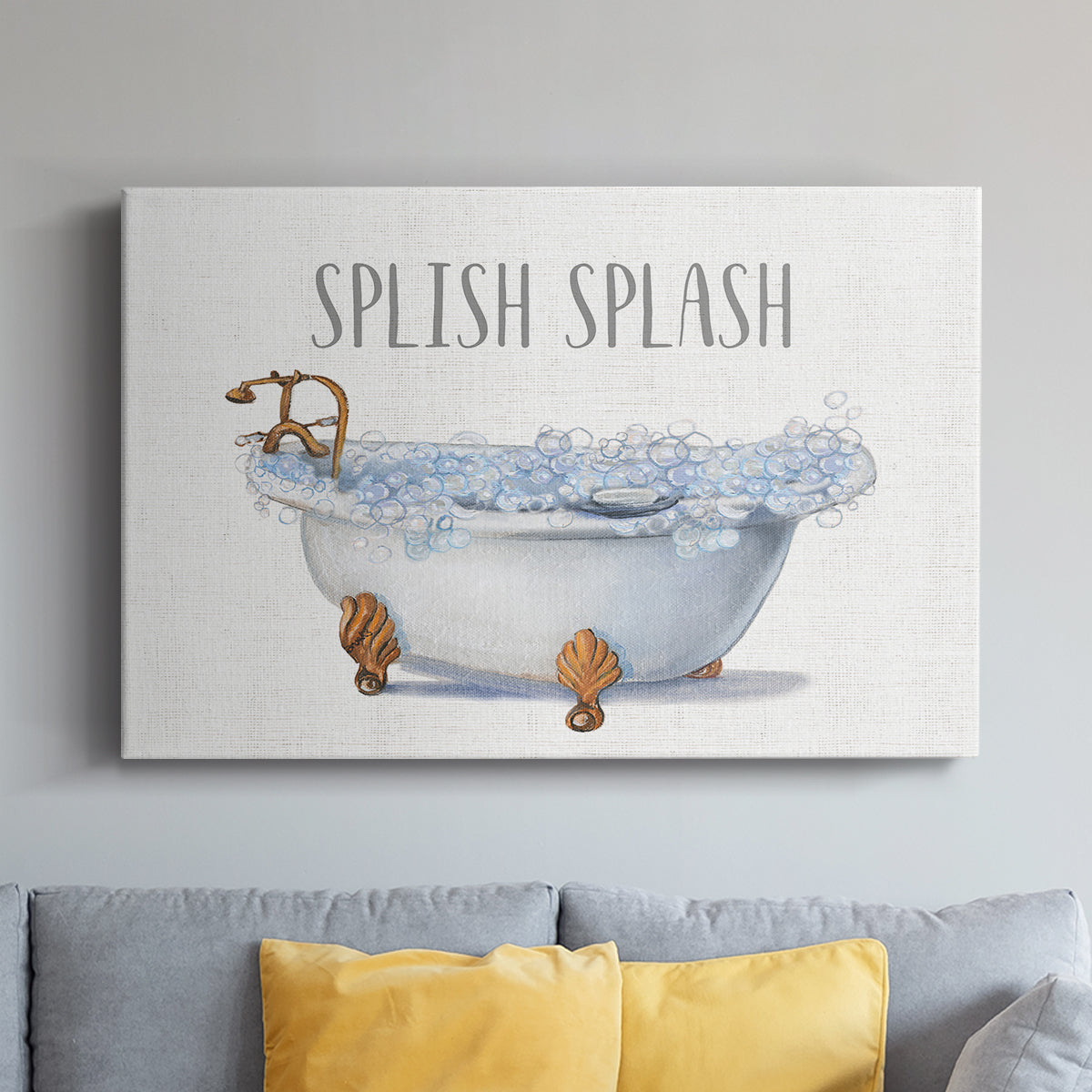 Splish Splash - Canvas Art Print