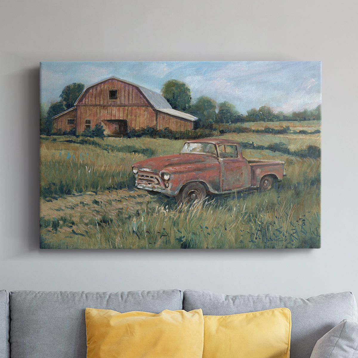 Rusting Away I - Canvas Art Print