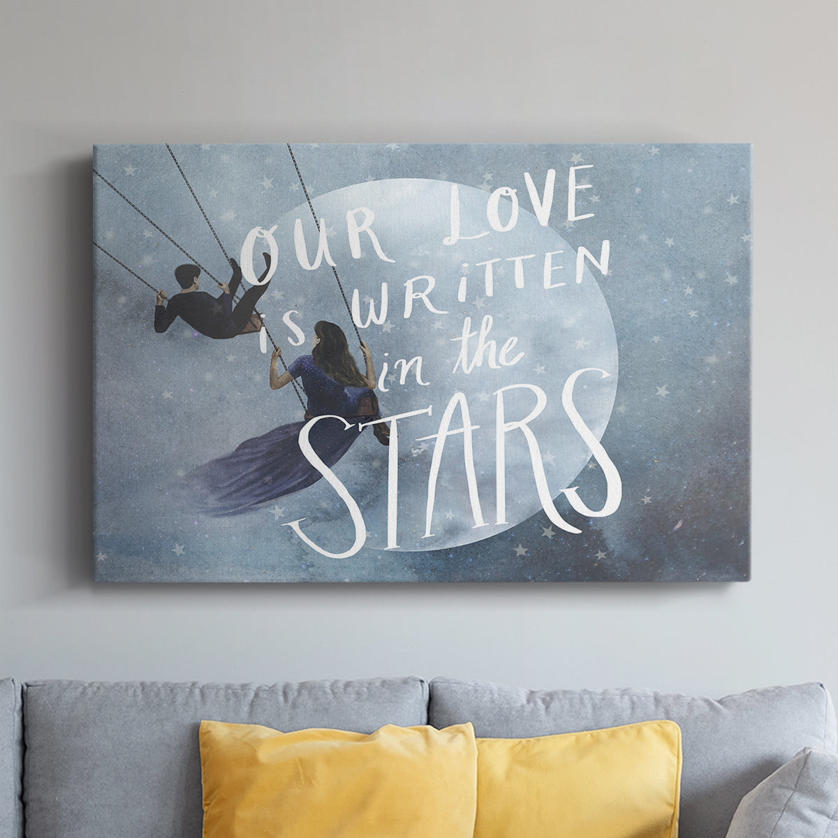 Celestial Love Collection A - Canvas Art Print