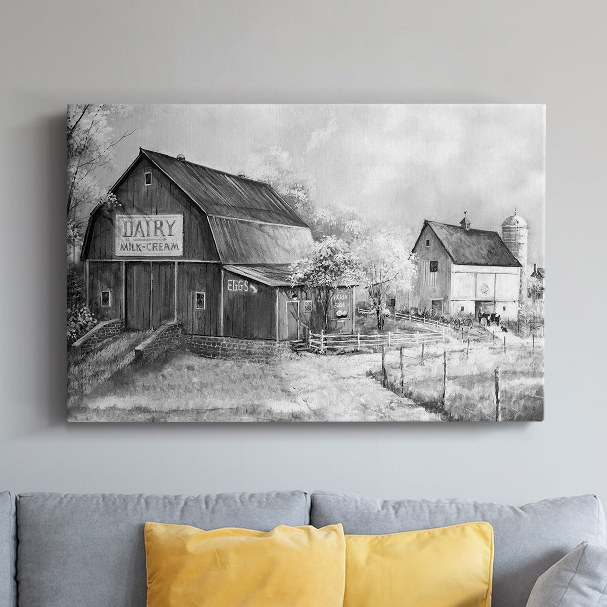 Day at the Farm - Canvas Art Print