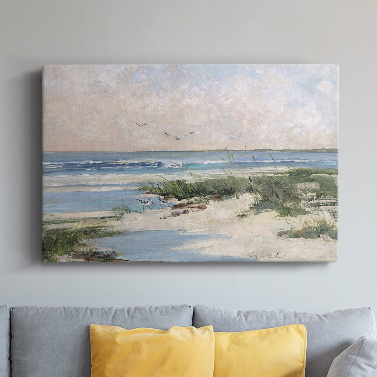 Soft Morning Sea - Canvas Art Print