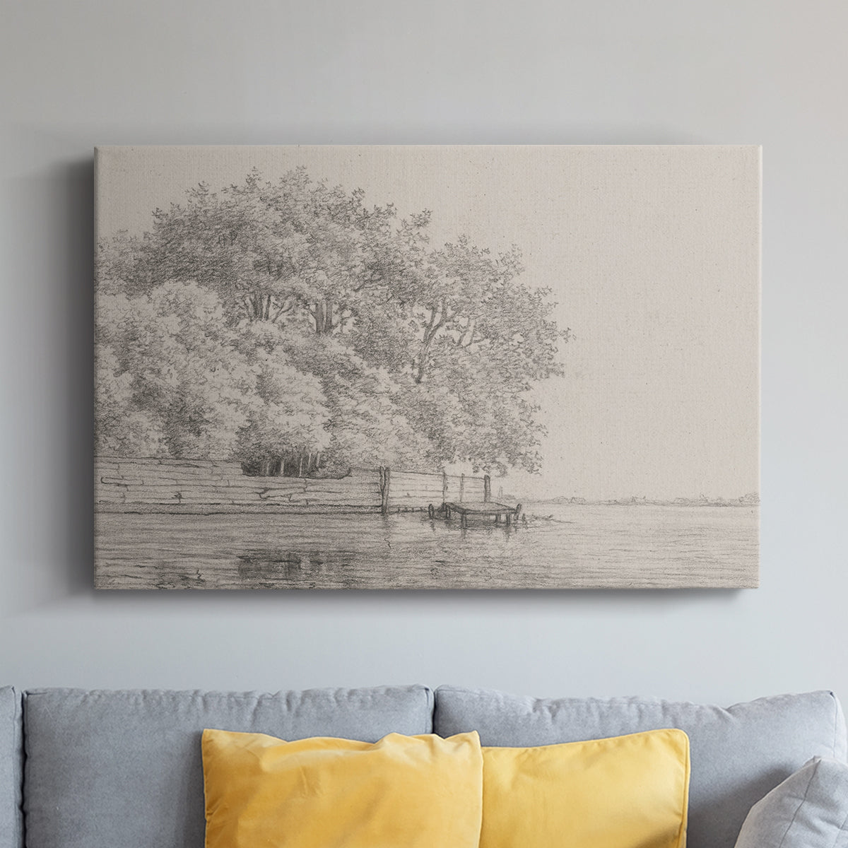 Vintage Landscape LXXXVII - Canvas Art Print