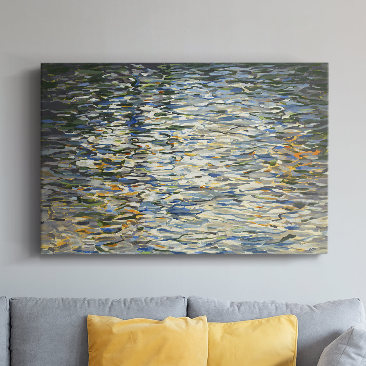 Water Reflections - Canvas Art Print