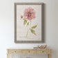 Soft Peony - Premium Canvas Framed in Barnwood - Ready to Hang