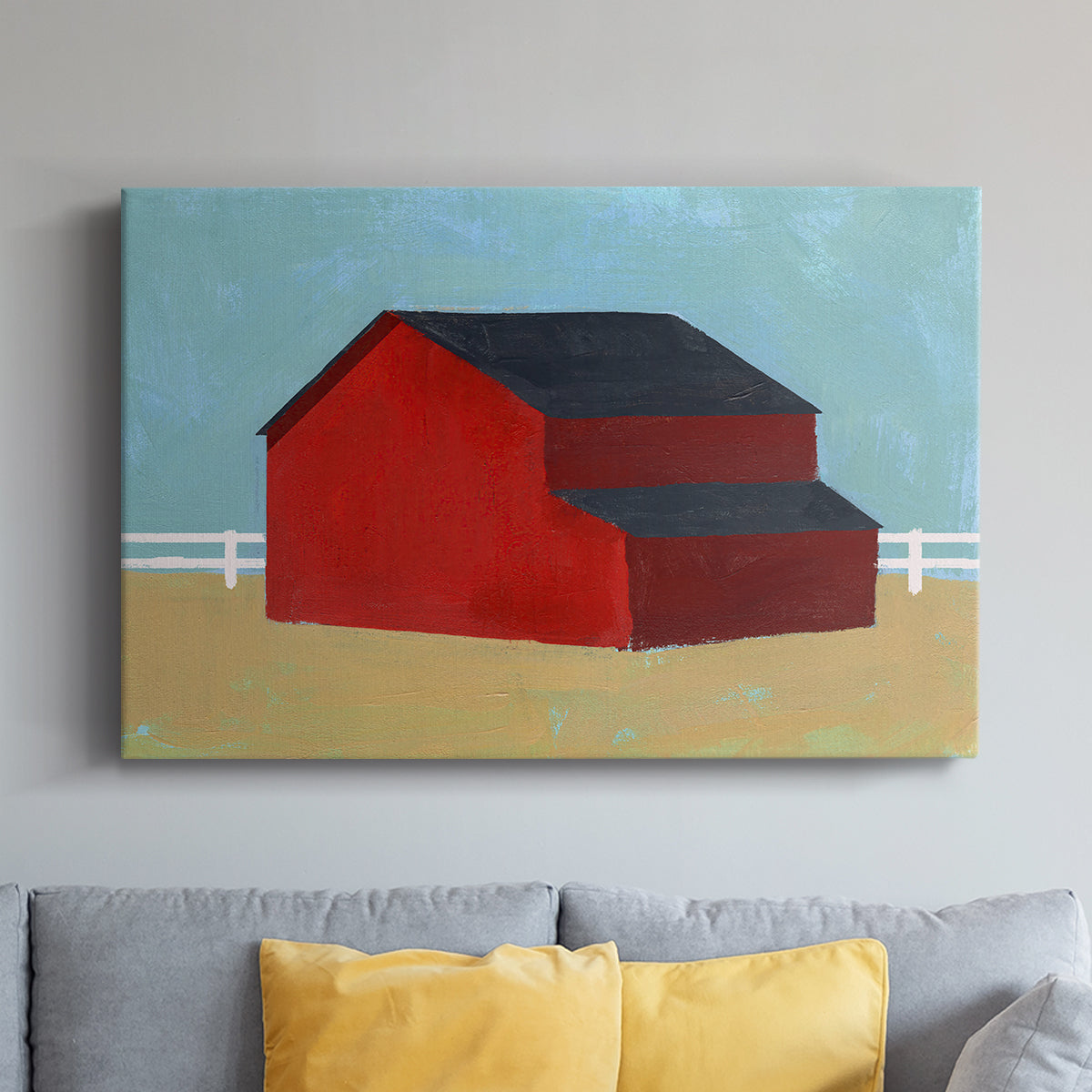 Big Red One II - Canvas Art Print
