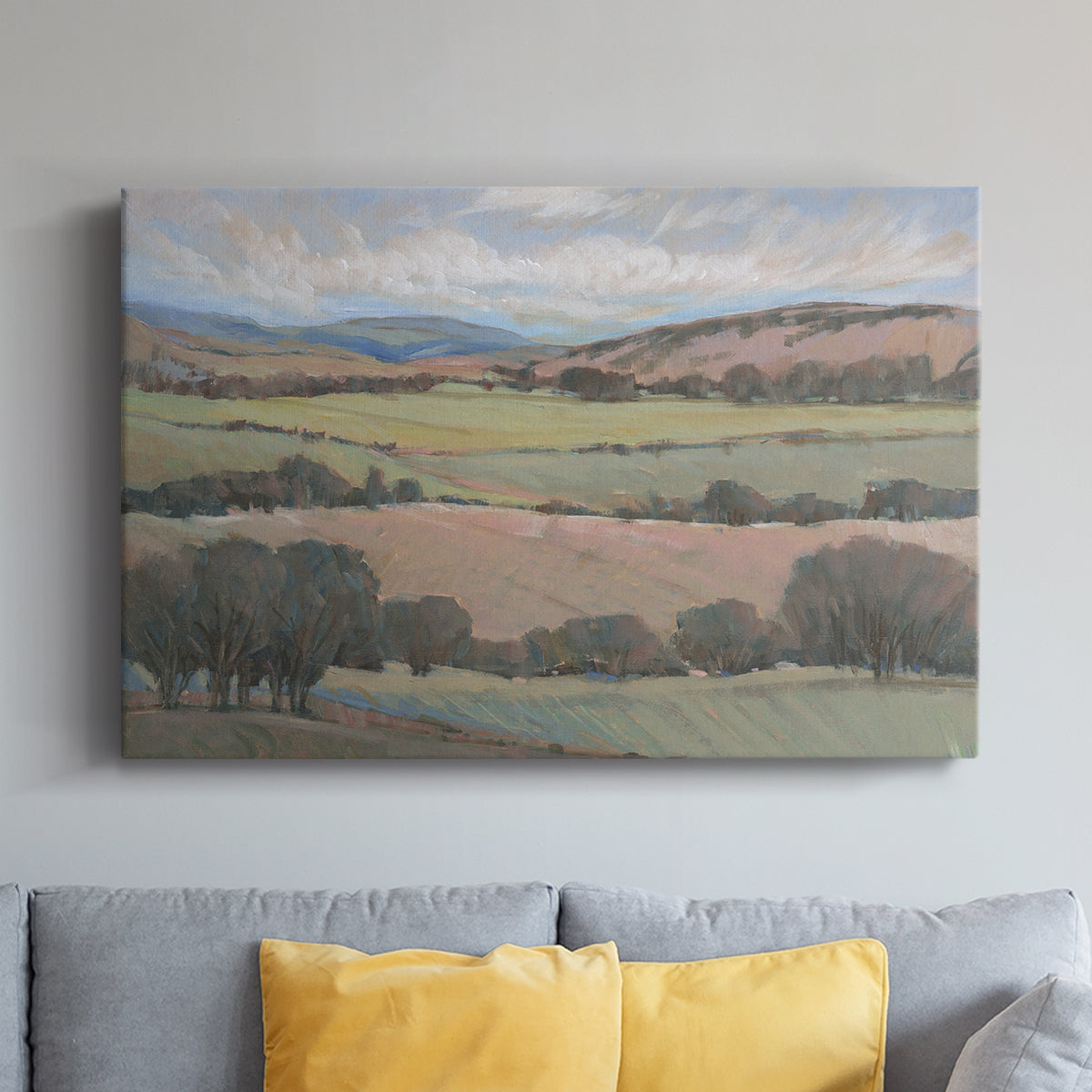 Hilly Countryside I - Canvas Art Print