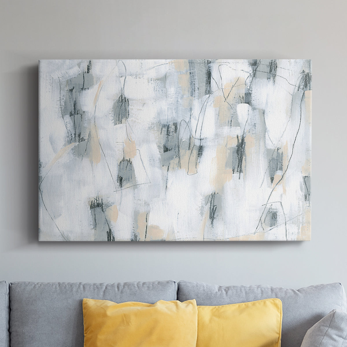 Stone Hatchmarks II - Canvas Art Print