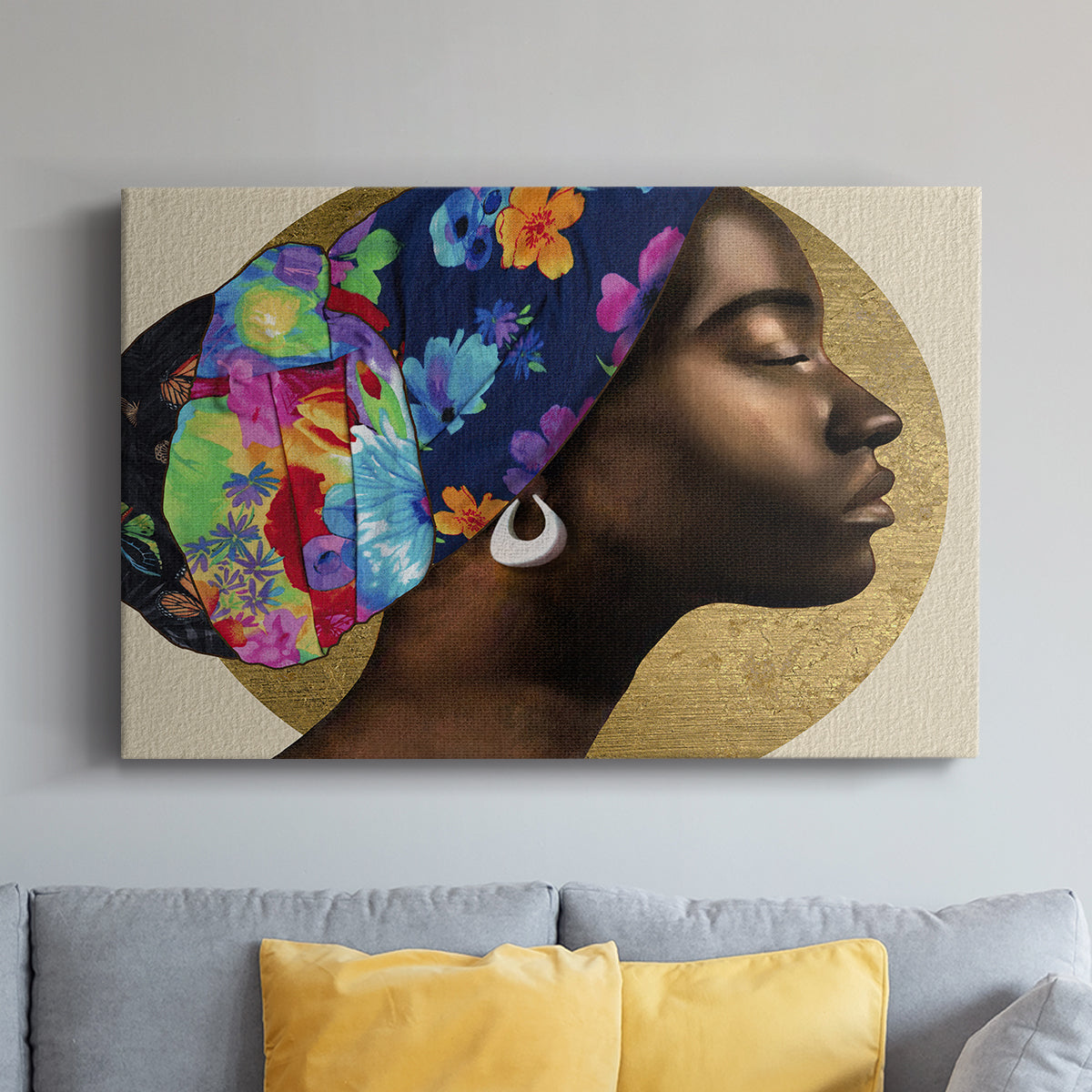 Golden Lady I - Canvas Art Print