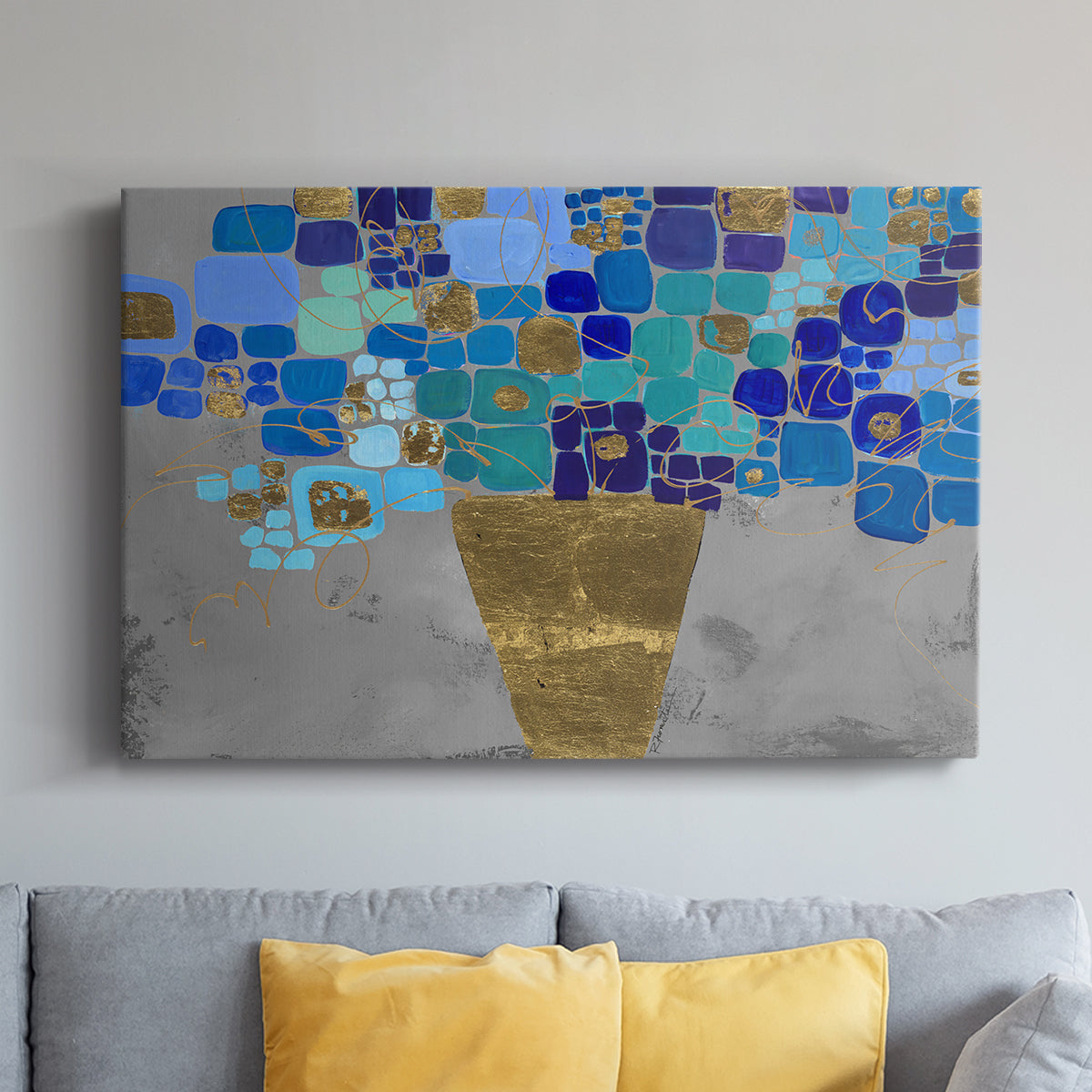 Blue Love - Canvas Art Print