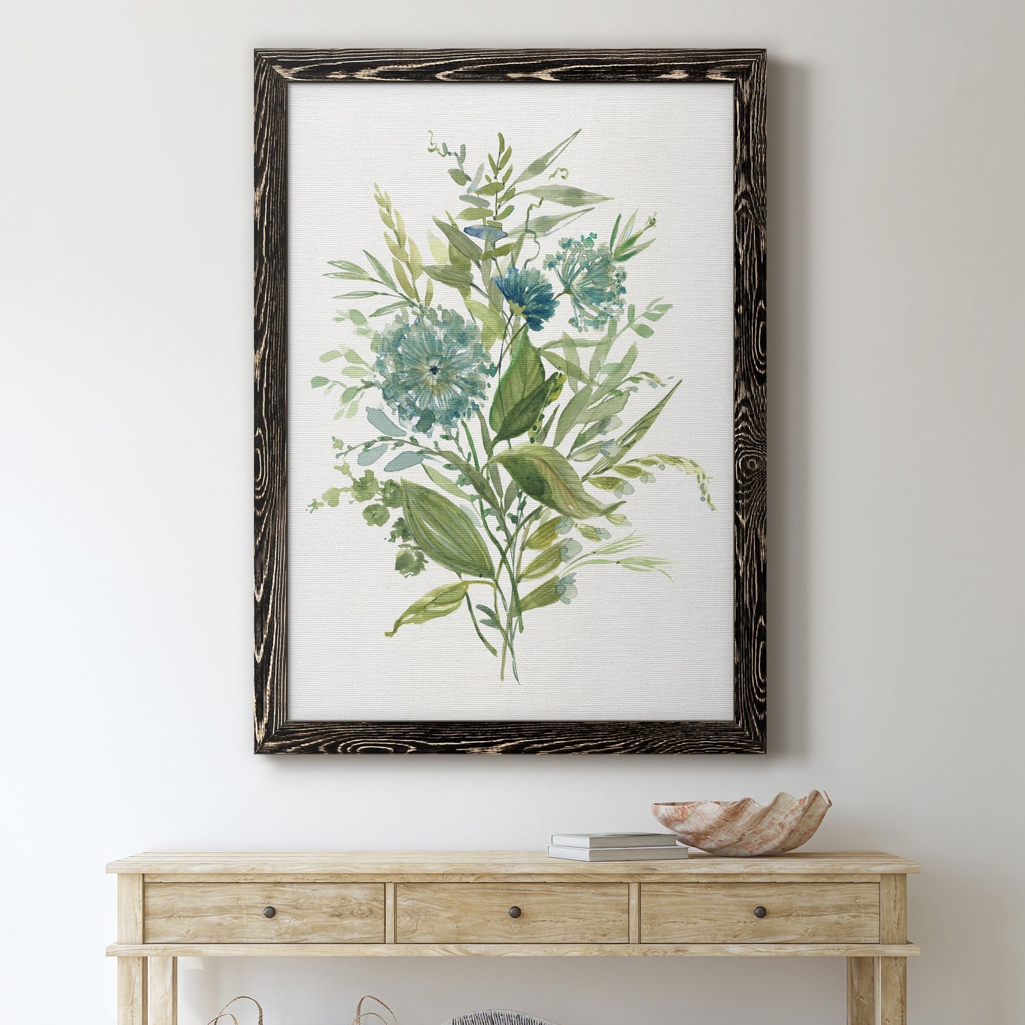 Greenery II - Premium Canvas Framed in Barnwood - Ready to Hang