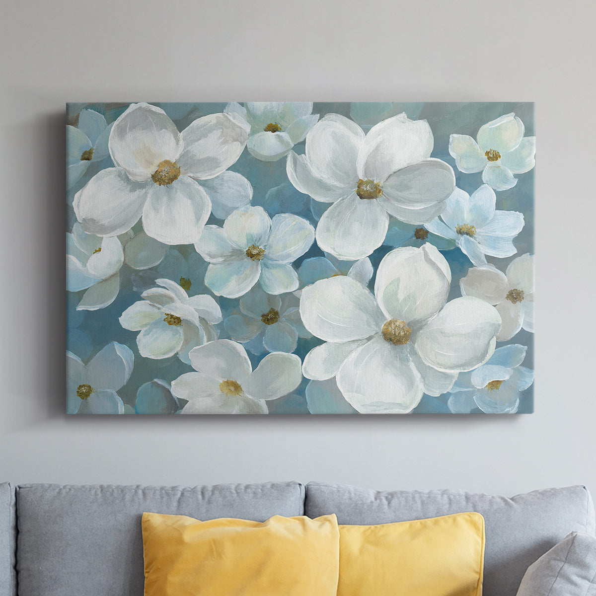 White Expression - Canvas Art Print