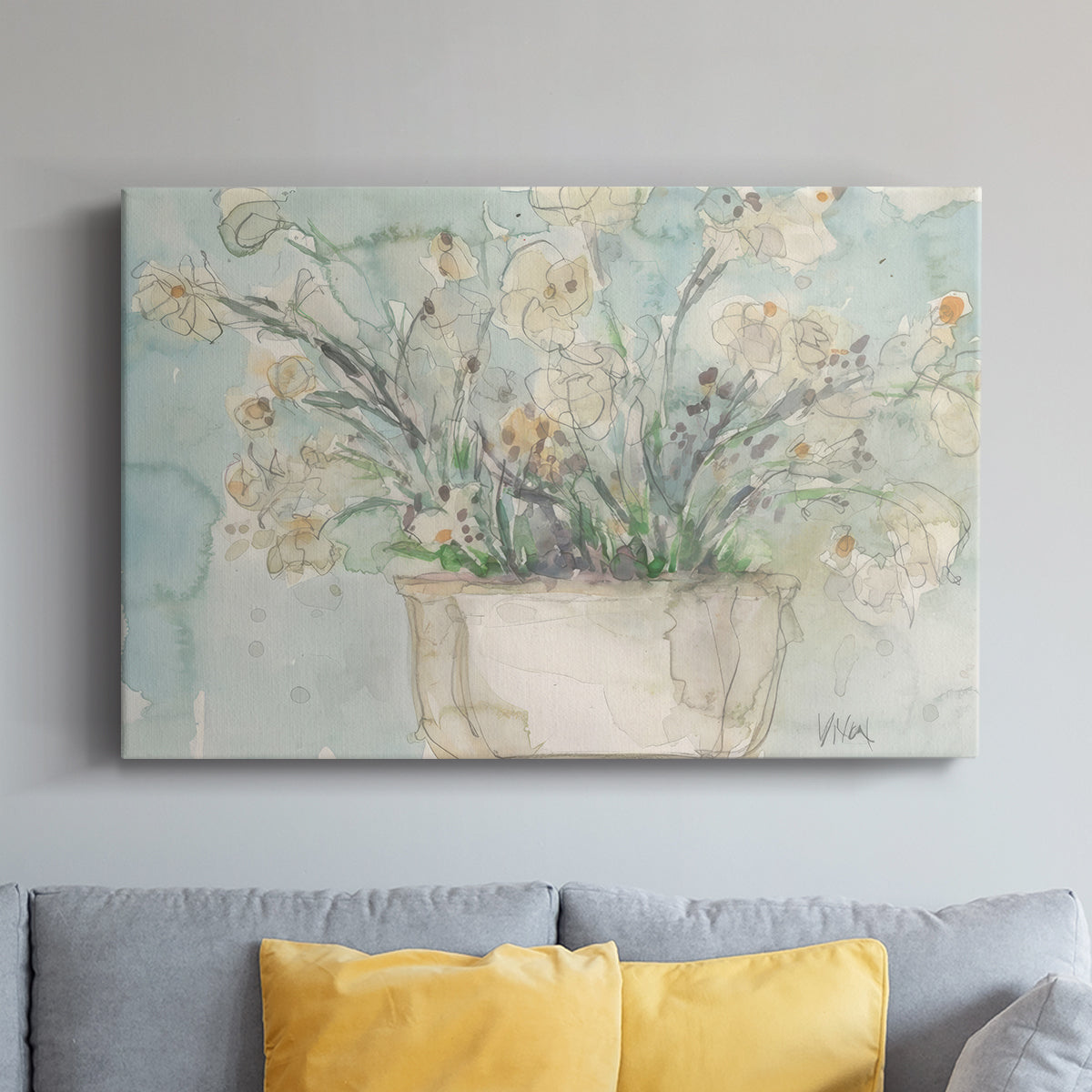 Tabletop Display I - Canvas Art Print