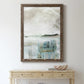 Summer Teal II - Premium Canvas Framed in Barnwood - Ready to Hang