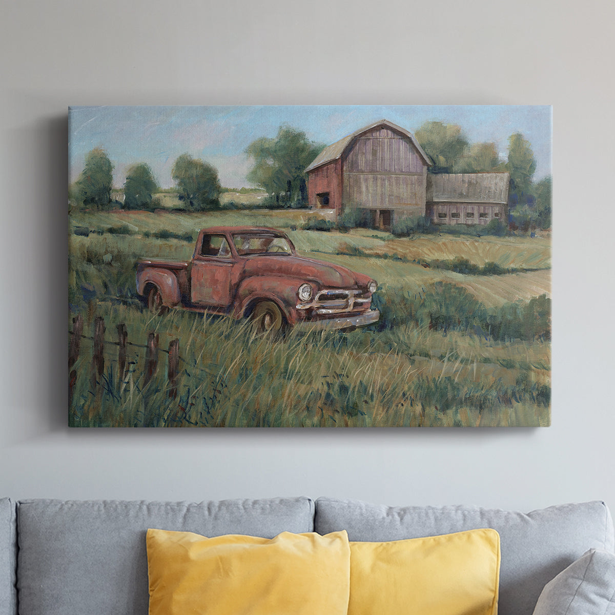 Rusting Away II - Canvas Art Print
