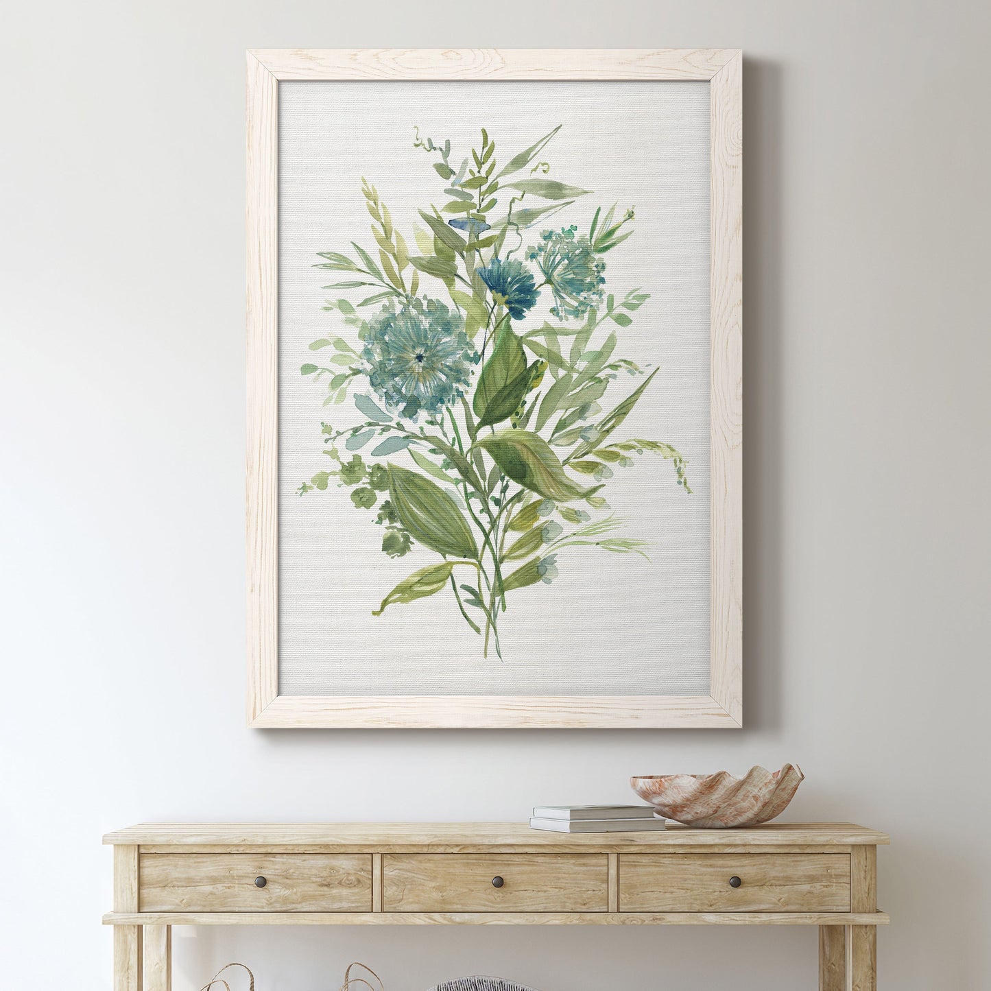 Greenery II - Premium Canvas Framed in Barnwood - Ready to Hang