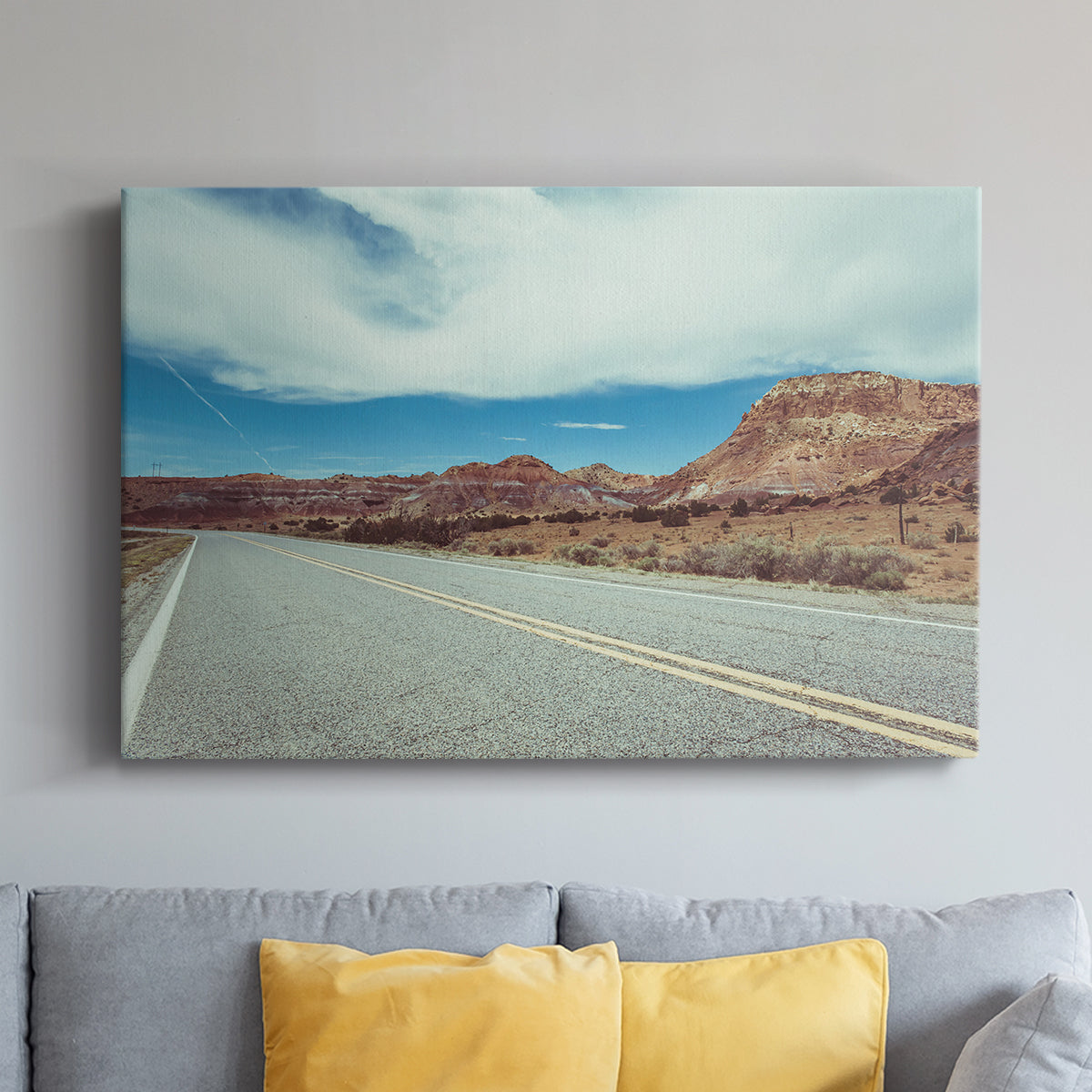 New Mexico Drive I - Canvas Art Print