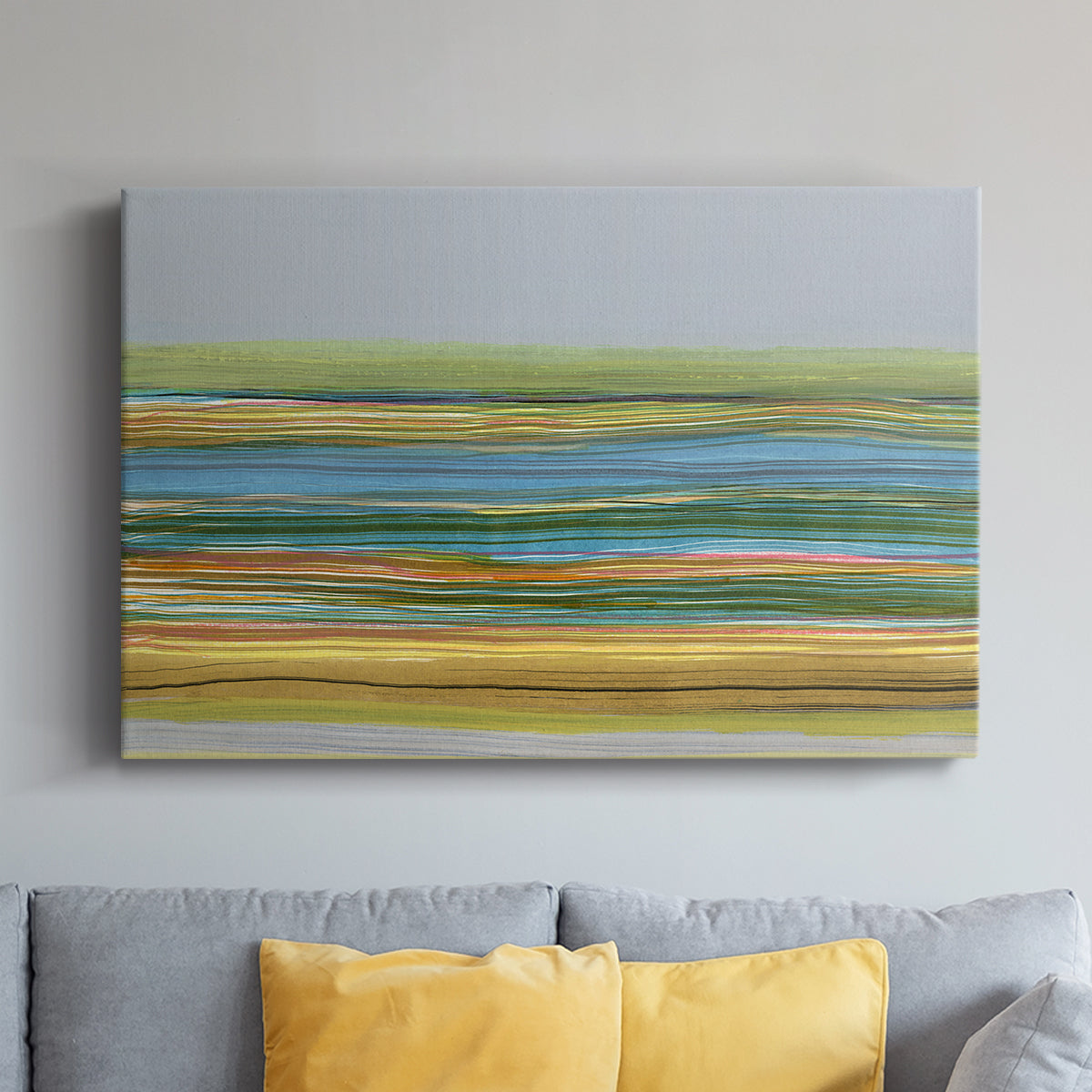 Parallel Striae II - Canvas Art Print