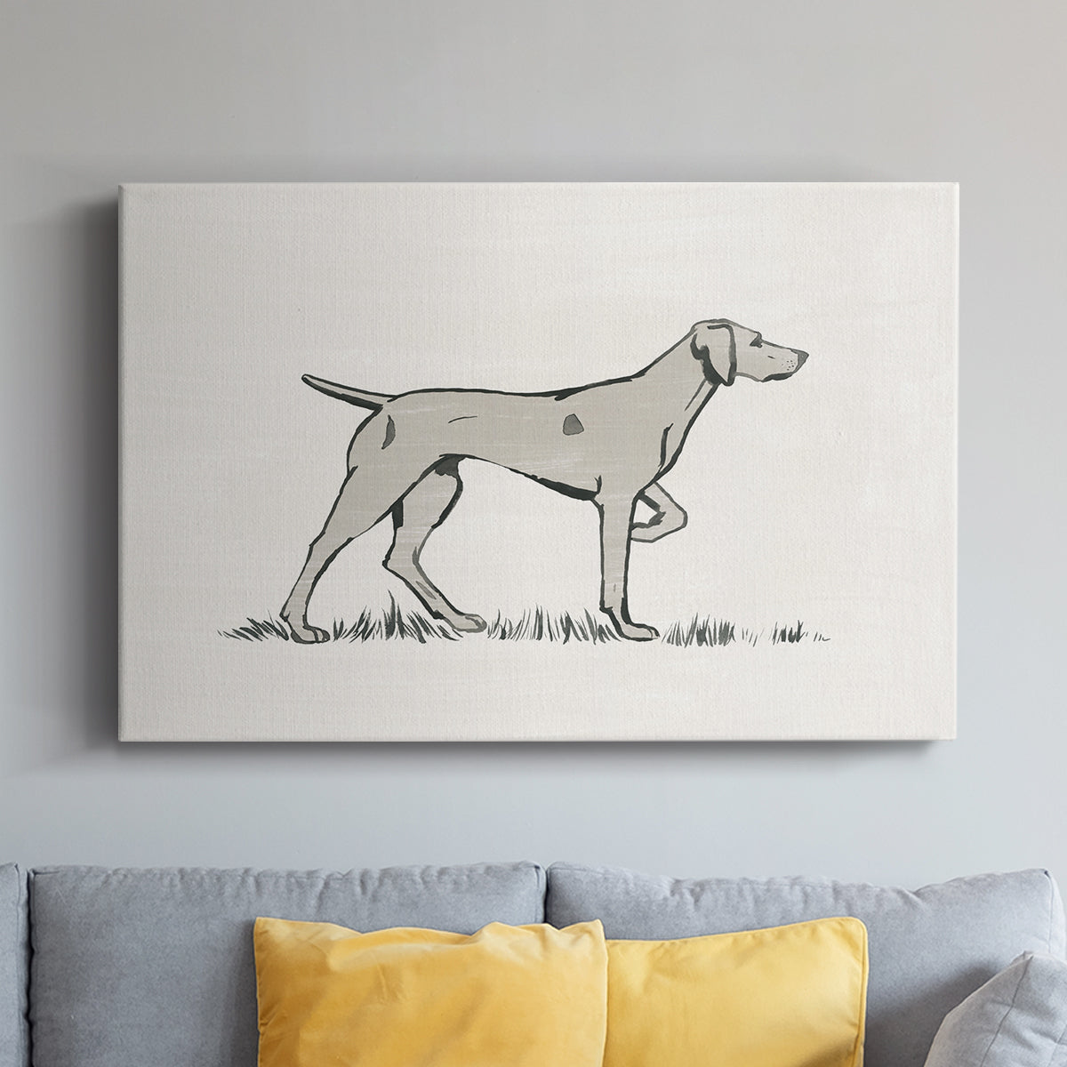 Neutral Pointer I - Canvas Art Print
