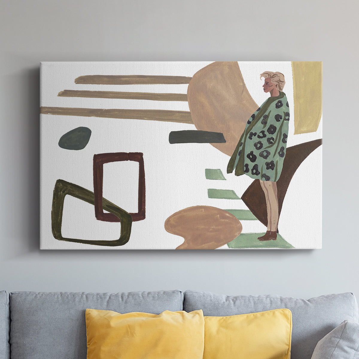 Vintage Vibes V - Canvas Art Print