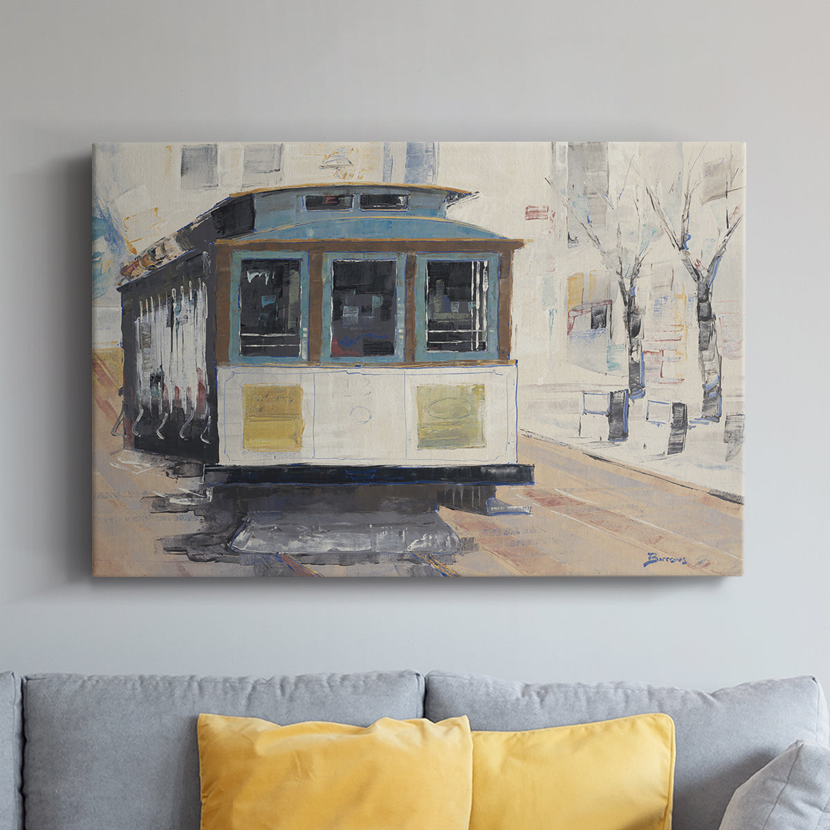 Cable Town - Canvas Art Print