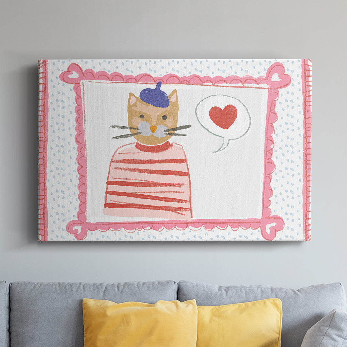 Cameo Characters Collection A - Canvas Art Print