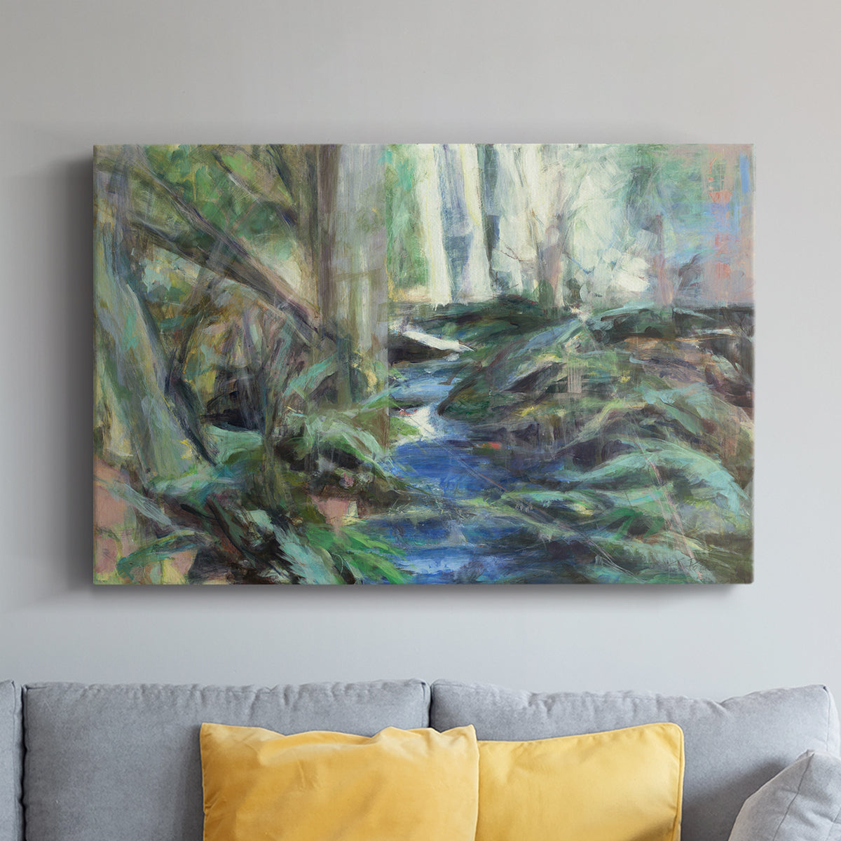 Rambling Blues - Canvas Art Print
