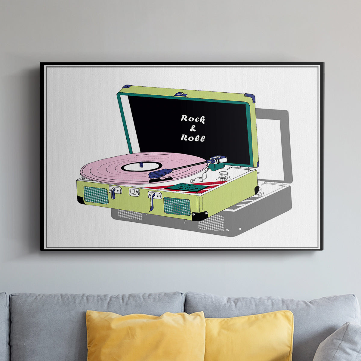 Record Shop II - Canvas Art Print