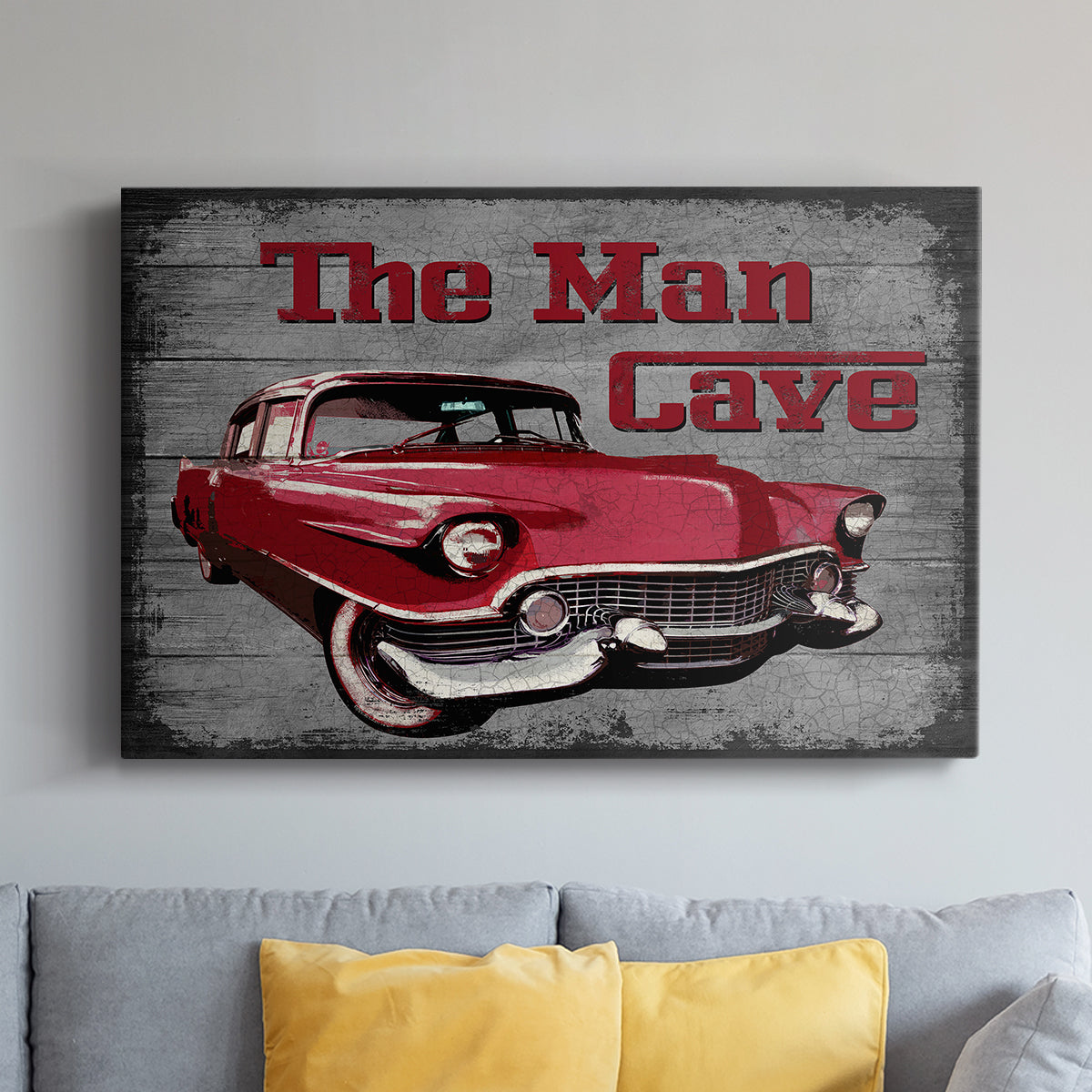 The Man Cave - Canvas Art Print