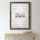 Hello Gorgeous - Premium Canvas Framed in Barnwood - Ready to Hang