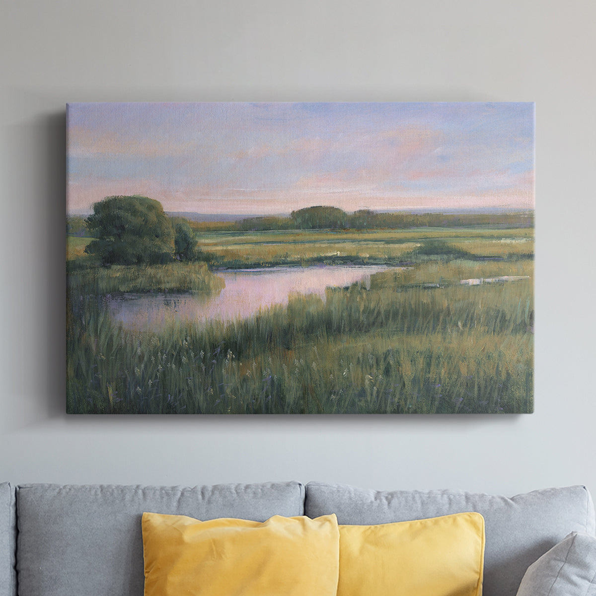 Spring Marsh I - Canvas Art Print