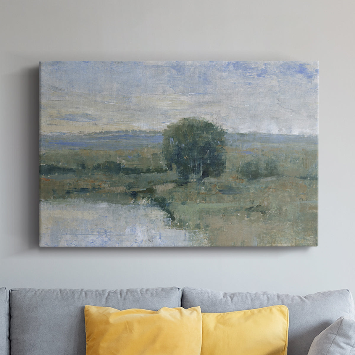 Riverbank Impression II - Canvas Art Print