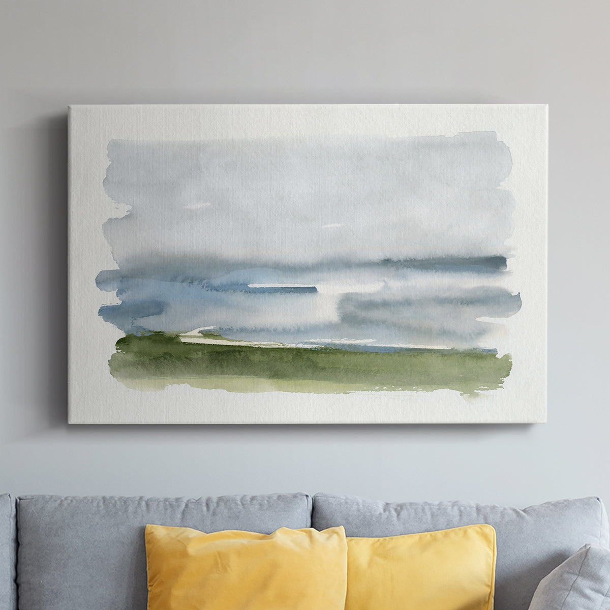 Coastline Splash II - Canvas Art Print