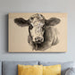 Charcoal Cow I - Canvas Art Print