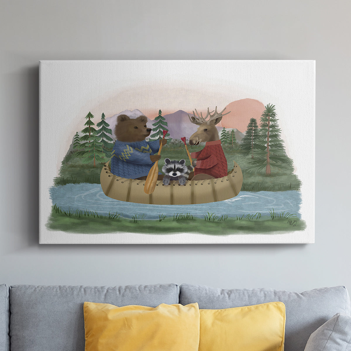River Trip - Canvas Art Print