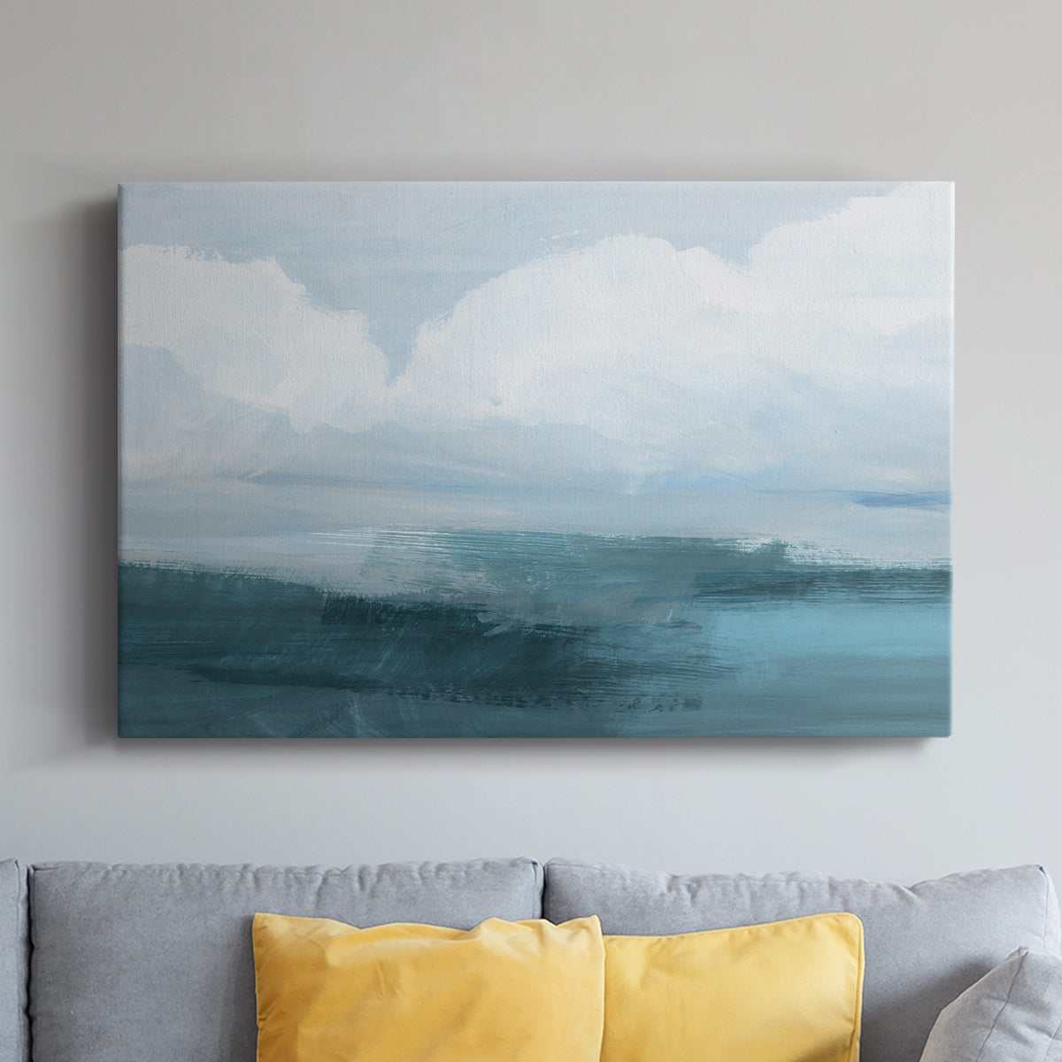 Azure Rising I - Canvas Art Print