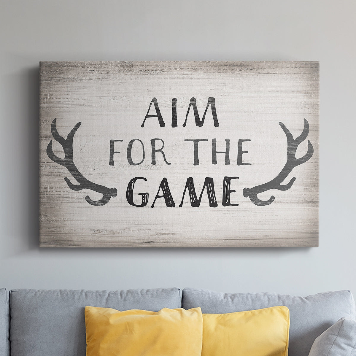 Aim Game - Canvas Art Print