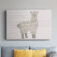 Floral Llama - Canvas Art Print