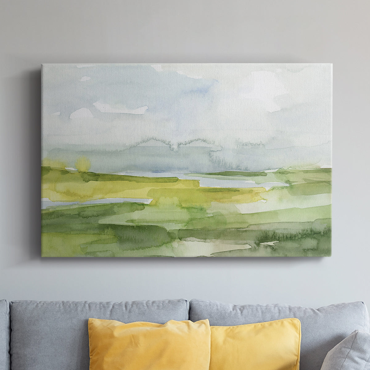 Watery Lowlands II - Canvas Art Print