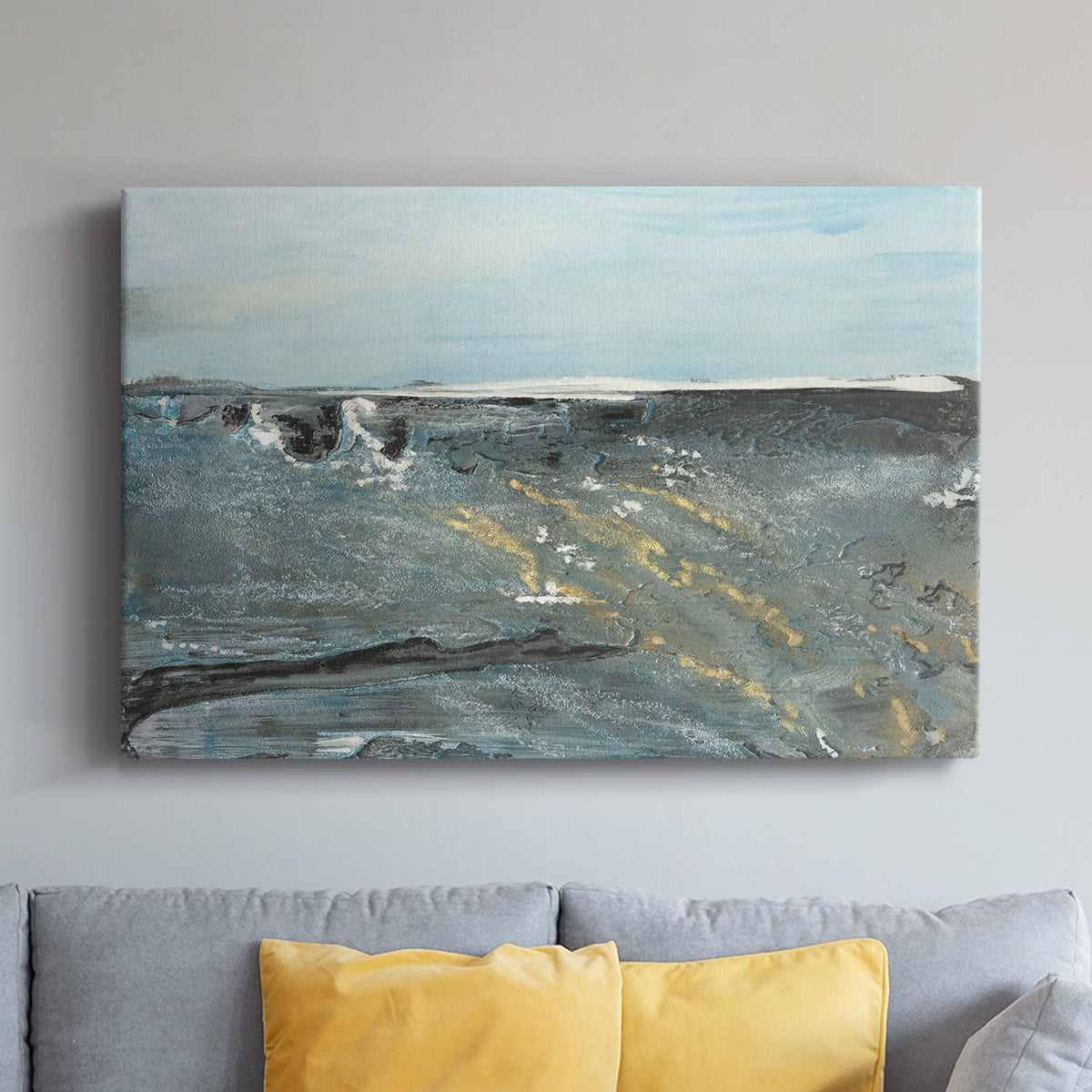 Flow of Love in Ocean II - Canvas Art Print