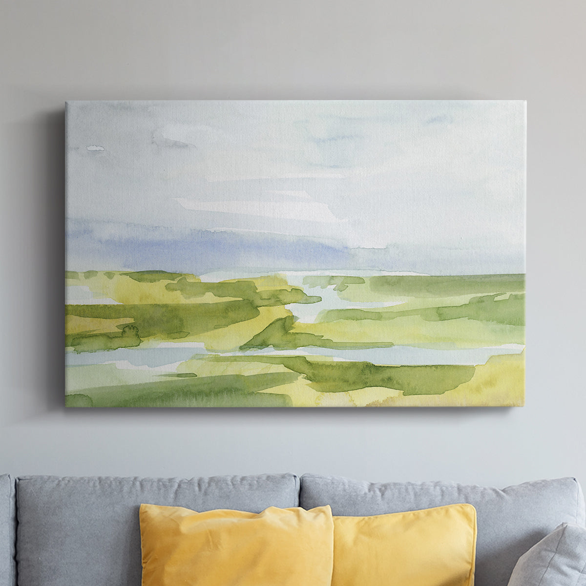 Watery Lowlands III - Canvas Art Print