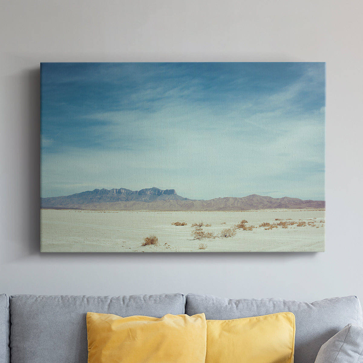 Salt Flat Walk II - Canvas Art Print