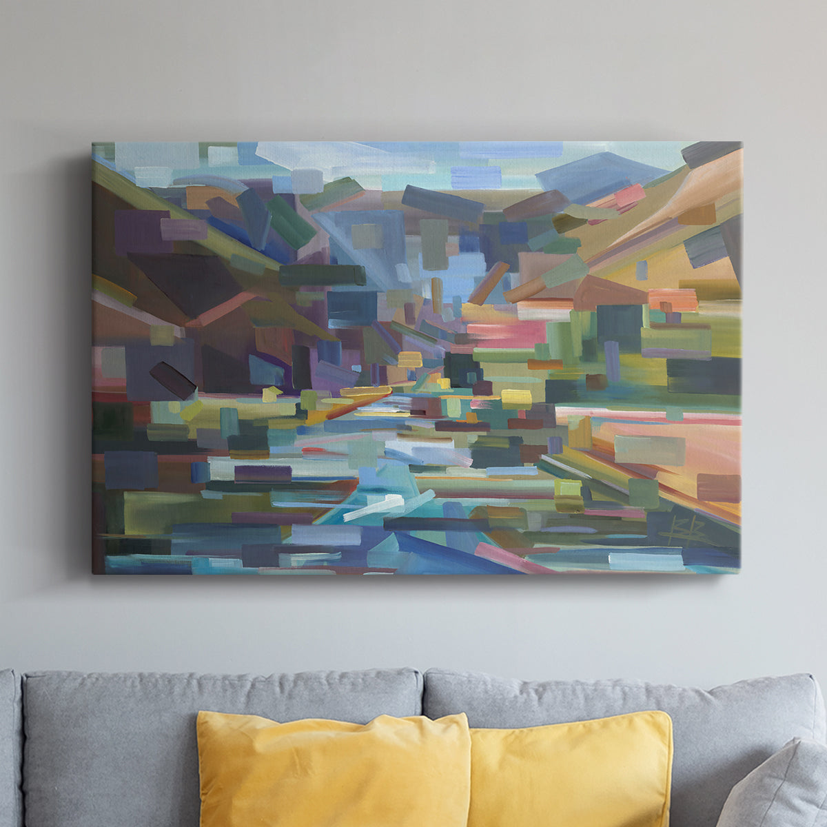 Pieces of Yakima Canyon - Canvas Art Print